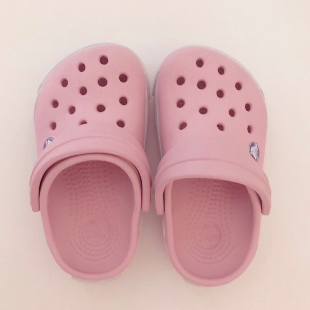 Pink Crocs